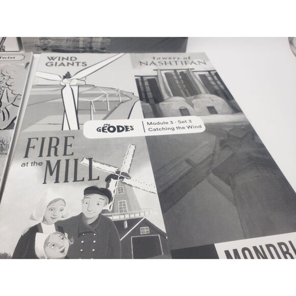 The Geodes Educational Book Curriculum Set Seed Scatter First Steps Wind Giants - Picture 4 of 16